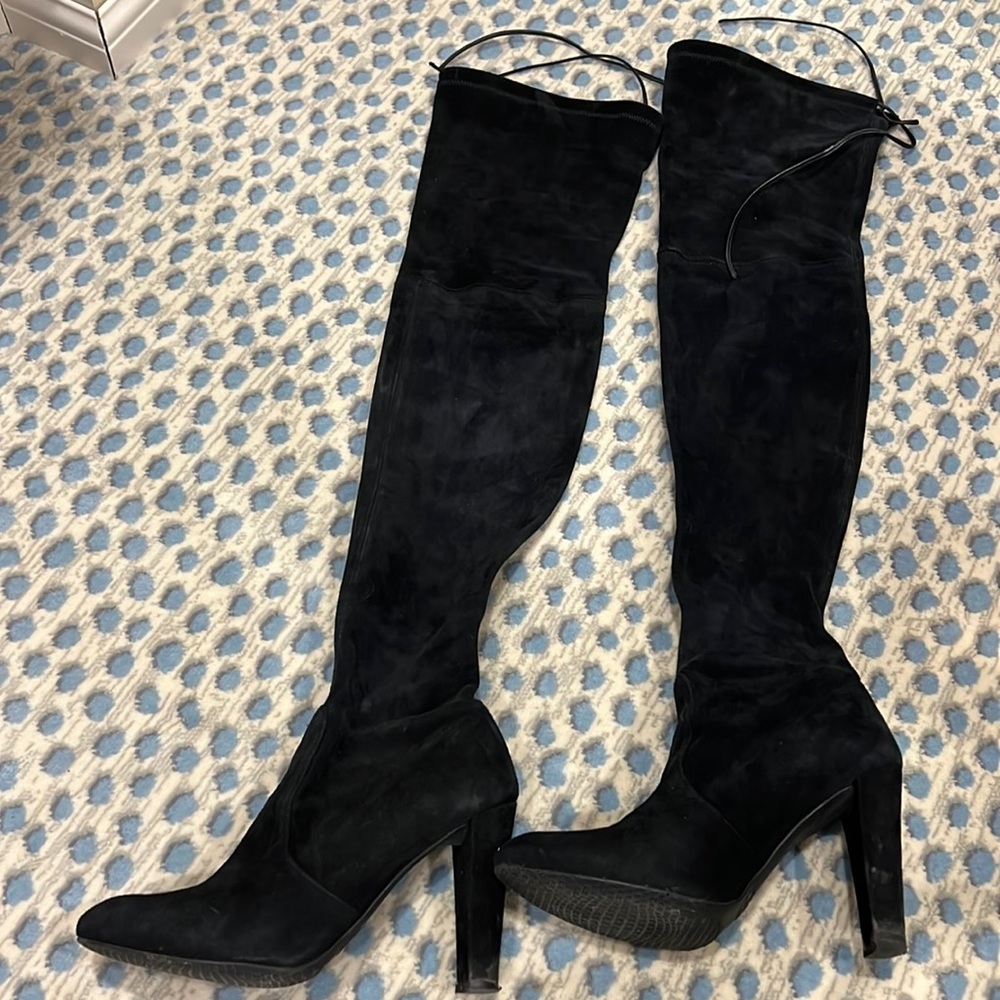 Stuart Weitzman Ariana 100 Suede Boot